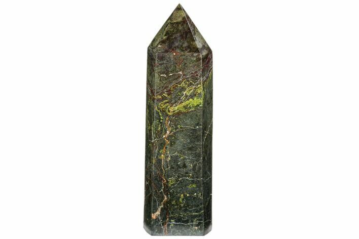 Polished Dragon's Blood Jasper Obelisk - South Africa #111710